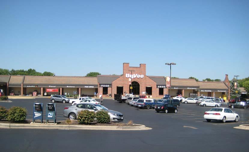 Site > Property Features > 1,180 SF - 3,491 SF available > 1,400 SF former restaurant available (space can be increased) > Tenants include Hy-Vee, Title Boxing, Peachwave, Papa Murphy s, and UPS >