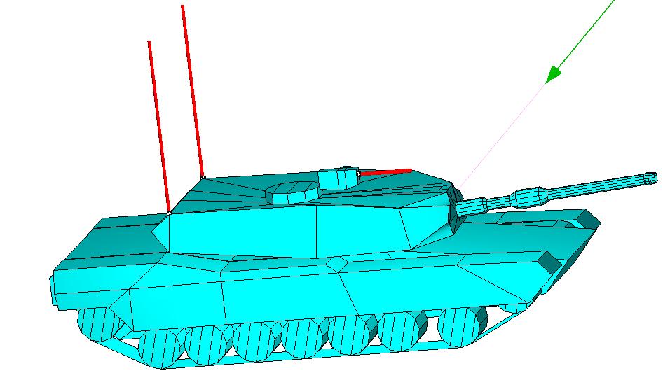 1 RCS Calculation of a Squadron of Tanks The dimensions of the tanks are 8. m 3.7 m 2.75 m.