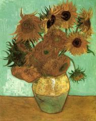 of Art, New York Van Gogh, Sunflowers,