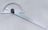 Universal Bevel Protractors Standard steel, chrome-plated, scale dazzle-free and with matt-chrome finish.