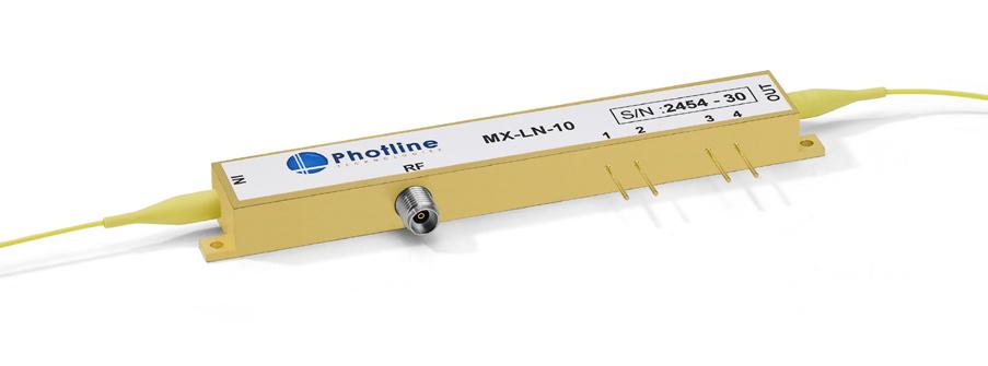Delivering Modulation Solutions The is a lithium niobate (LiNb 3 ) intensity modulator designed for optical communications at data rates up to 12.5 Gb/s.