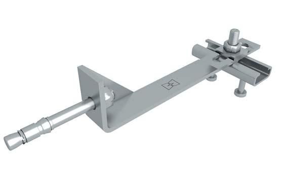 FB-ZW Serrated restraint anchor The serrated restraint anchor with bracket can be fastened to the in- CE anchor rail.