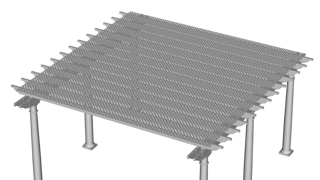 15 Attach Rafters Predrill Holes 6" #8 x 1" Screws Leave 6" from the edge of the outside Beam to