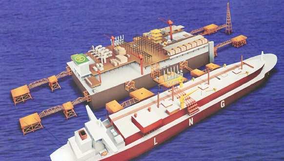 Floating LNG offshore