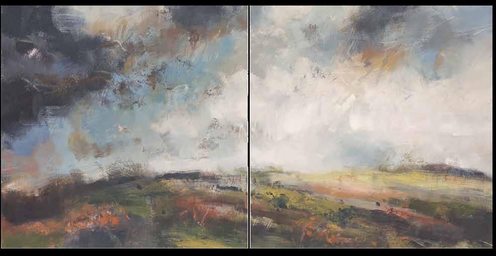 Wet Earth (diptych) Andy Waite