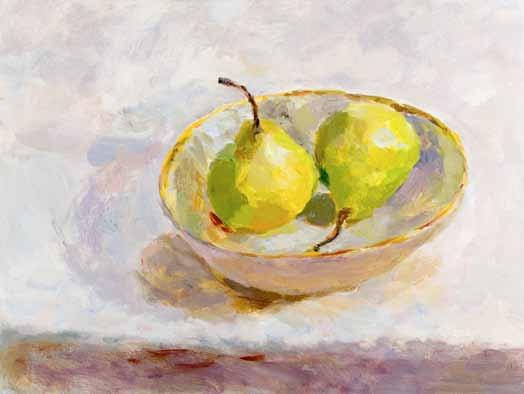 Pears in a Bowl Lynne