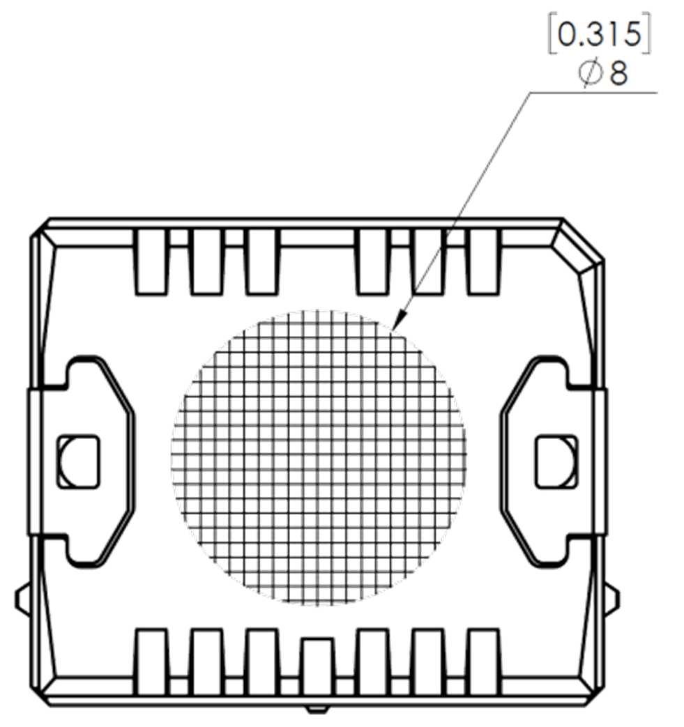 PAGE 5/6 ISSUE 15-10-18 SERIES Micro-SPDT PART NUMBER R516 XXX 10X Video shadow of the relay Aspiration area All dimensions are in millimeters [inches].