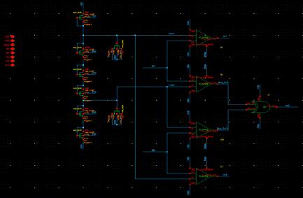 transmitter circuit. It can be confirmed that the differential signal output has an offset of 1.65V which is a reference voltage.