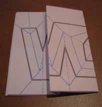 Step 2 Figure 17 Fold the second and third vertical lines, which