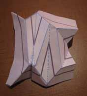 Once folded, the shape will read VC (Figure 18).