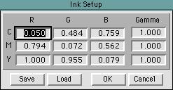 Custom Ink Configurations Aurora can also be used to set up custom ink configurations for your press. To access this feature, click on the Inks button in the Separations Setup window.