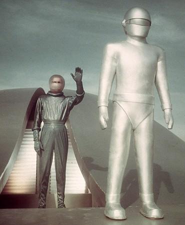 Throughout the film Gork protects Klaatu and never seeks out for violence unless