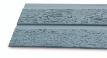 Casting bold shadow lines, this siding offers the appearance of 5" narrow cove siding in a 12" wide plank that installs fast and looks