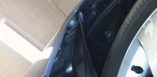 2005-07 MODELS: Behind fascia on bottom of metal bumper, are two push pins to remove from