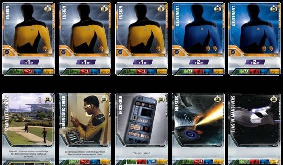 Space Deck Cards Mission Cards Event Cards (Gold Border) (Gold Border) Starship Cards (Purple Border) 1 of each of the Starter Cards (Gray Border) *Left over starter cards can be set aside or