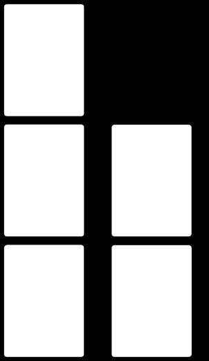 layout of the game board.