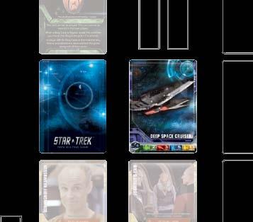 the Space Deck Area: The Space Deck will consist of 40 cards, 15
