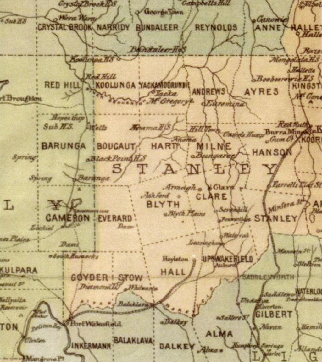 Portion of Map of South