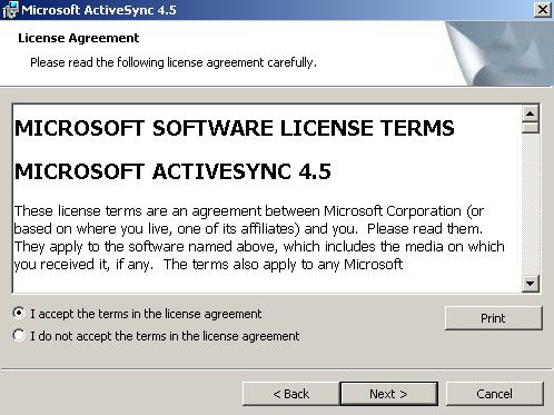 Step 3. Select "I accept the terms in the license agreement". Step 4.