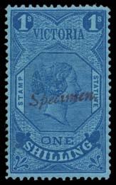 Prestige Philately - Auction No 168 Page: 40 VICTORIA - Special Studies (continued) Lot 721 721 * A B1 1884 THE 'STAMP
