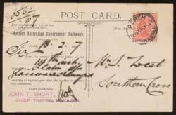 Prestige Philately - Auction No 168 Page: 64 WESTERN AUSTRALIA - Railway Stamps (continued) 947 C A Lot 947