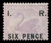 Prestige Philately - Auction No 168 Page: 67 Revenue Stamps - 1881 Provisional Issues (continued) Ex Lot 960 960 * A B1 1881