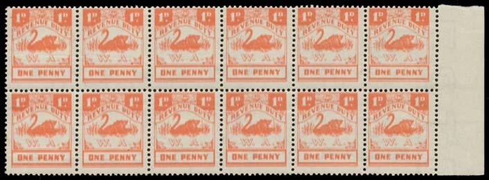 documents (one with Perf 11 3d & 1/-), a few with Watermark Inverted, Reperforated/Mixed Perfs 6d, 1/- x2 and 2d mint vertical strip of 4 (the