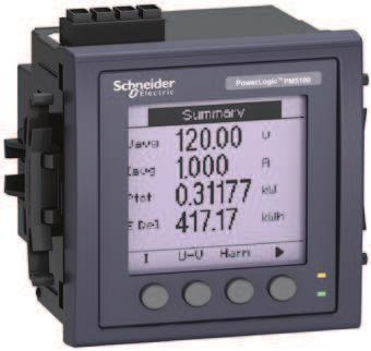 magnitudes & angles up to 63rd PowerLogic PM5500 meter These types of power quality parameters help to identify the source of harmonics that can harm transformers, capacitors, generators, motors and