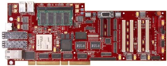 Target Hardware: Avnet s Virtex II Pro Board Uses Virtex II Pro XC2VP20 Many Options for
