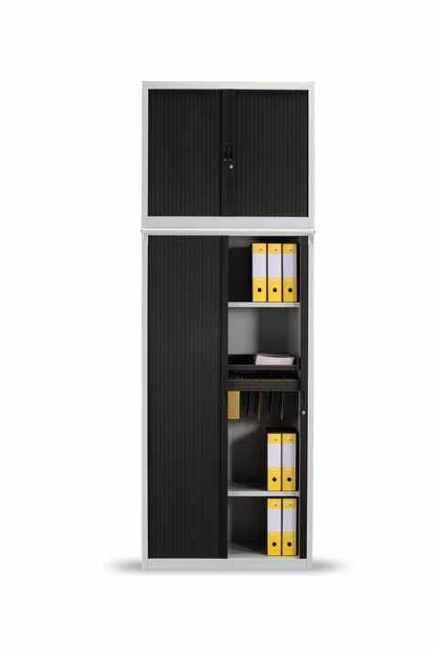 Interior space configurations are virtually infinite. The archiving space can be optimised by adding upper storage modules.
