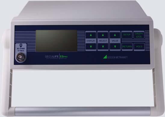 The SECULIFE ESPRO Electrosurgical Unit Analyzer is a high-accuracy True RMS RF Voltmeter designed to be used in the routine performance verification of Electrical Generators.
