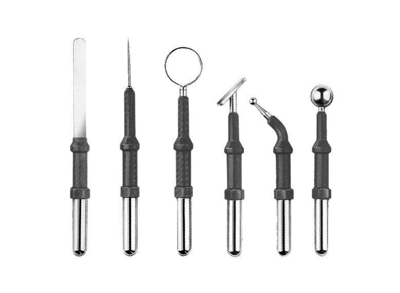 MATIN Meg1 Instruction Manual B) Monopolar Electrode Figure 29 : Some types of monopolar active electrode There are various types of electrodes in different types and shapes that enable surgeon to
