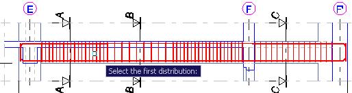 and select the 1:100 scale from Figure 372: Setting the drawing scale Creating the distribution dimension
