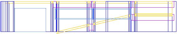 Use the AutoCAD View toolbar to view the window openings.