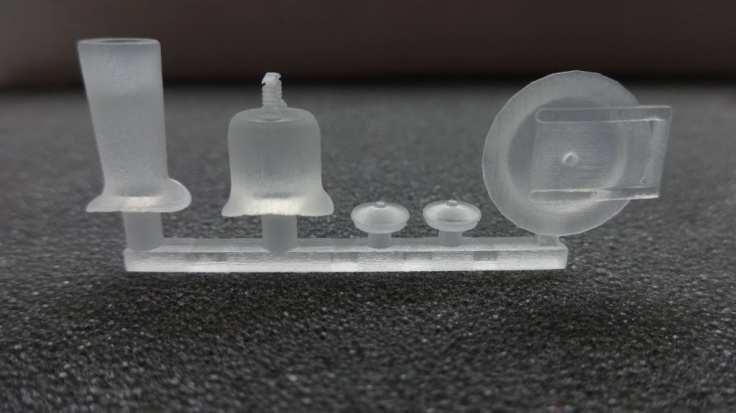 me/hofv Both models come printed in Frosted Ultra Detail (FUD) which is a clear translucent plastic material.