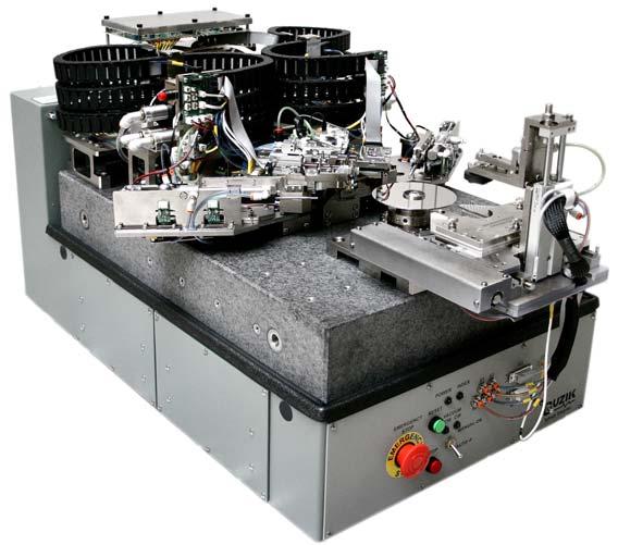 GUZIK V2002 Spinstand with XY-Positioning For Head, Headstack and Disk Testing Crashproof XY-Positioning to protect spindle 1 Embedded Servo with 2 3 khz bandwidth 2 Servo Accuracy 3 0.4 nm (0.