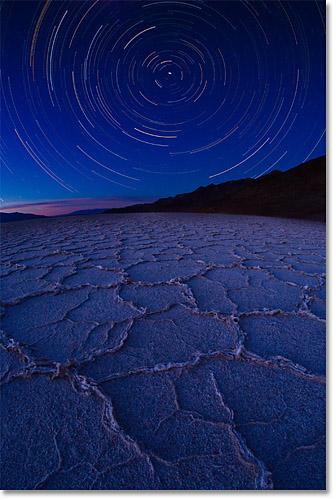 "Geometry of Motion" - Badwater Salt Flats, Death Valley National Park, California The Technicals: Canon 5D, Sigma 15mm f/2.8 fisheye (with some distortion correction) Exposure: ISO 400, f/5.