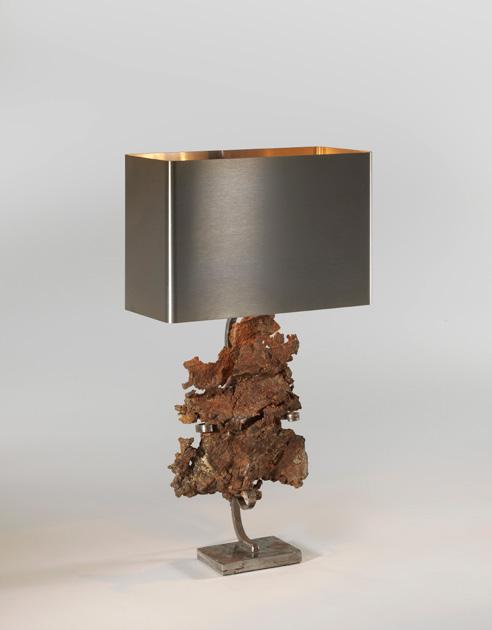 Claude de Muzac Lamp, 2005 Copper, stainless steel 22.