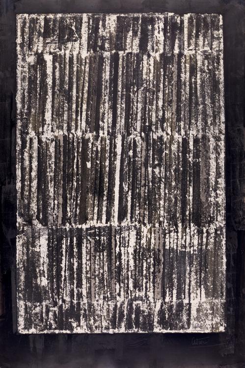 César Arrachage, 1962 Ink on paper glued on canvas Framed