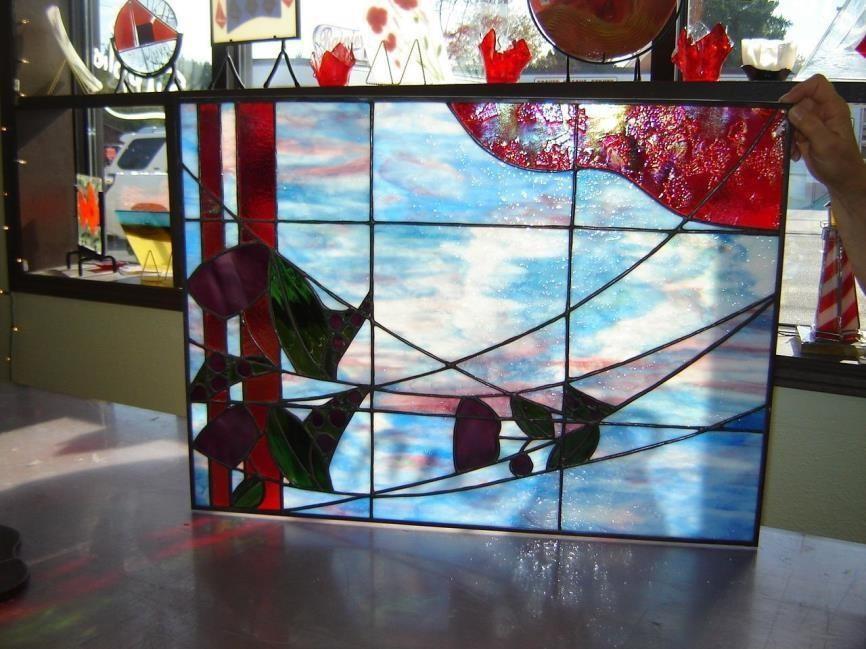 Stained Glass Copper foil (Tiffany style) and traditional stained glass are offered. We recommend starting with copper foil.