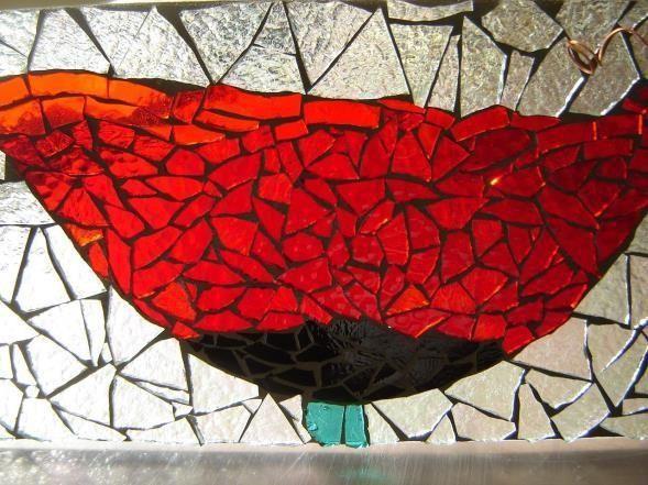 Glass on Glass Mosaics Make a 12x12 glass on glass mosaic design.