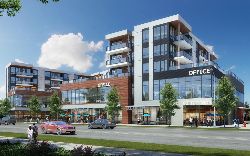 FOR LEASE PROPERTY DETAILS: Scheduled to complete in the Fall of 2018, The Shore is a mixed use development with a total square footage of approximately 105,000 square feet.