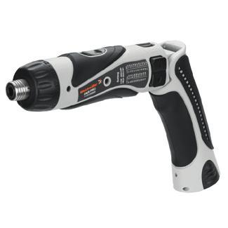Torque screwdriver with rechargeable battery Cordless torque screwdriver One-hand operation under all working conditions Clockwise/anticlockwise rotation Two speeds: 200 and 600 min -1 Precise torque