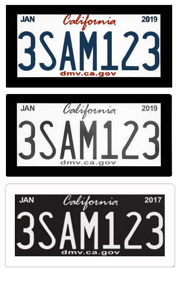 Violation Enforcement/Video Toll Collection Systems License Plate