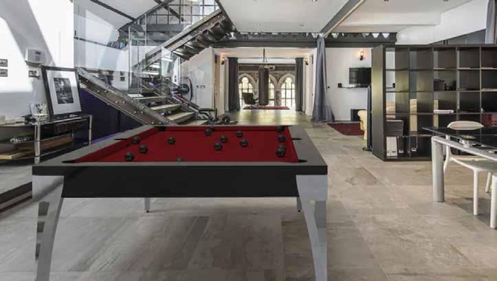 47 Pool Table M 12 Many years of experience in manufacturing and assembly of pool tables