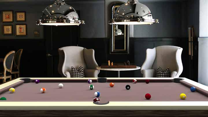 7 Pool Table M 1 Many years of experience in manufacturing and assembly of pool tables