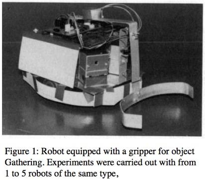 BECKERS ET AL Beckers et al. wrote a paper detailing their experiments in swarm robotic clustering Beckers, R., Holland, O. E., & Deneubourg, J. L. (1994, July).