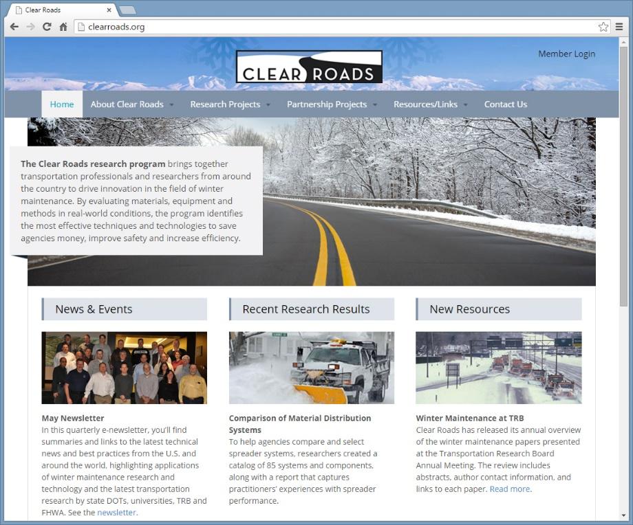 Our Website, www.clearroads.
