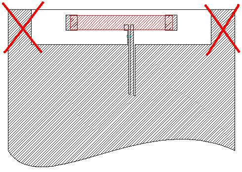 Figure 9. Solder pad and mask areas.