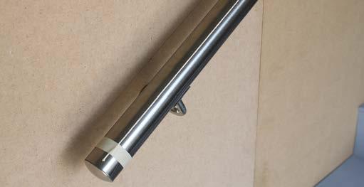 Mechanical Fixers (screws or rivets) For handrails in schools or other places where vandalism may occur, screws (for timber, as described above) or rivets (for metal) MUST be used.